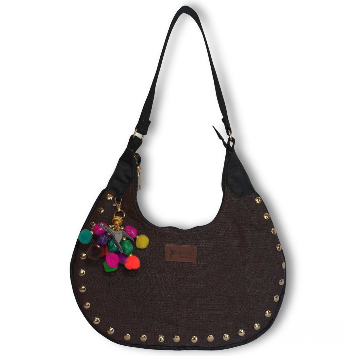 Bolsa Hobo para Mujer con Remaches | Cutzi - Anylu