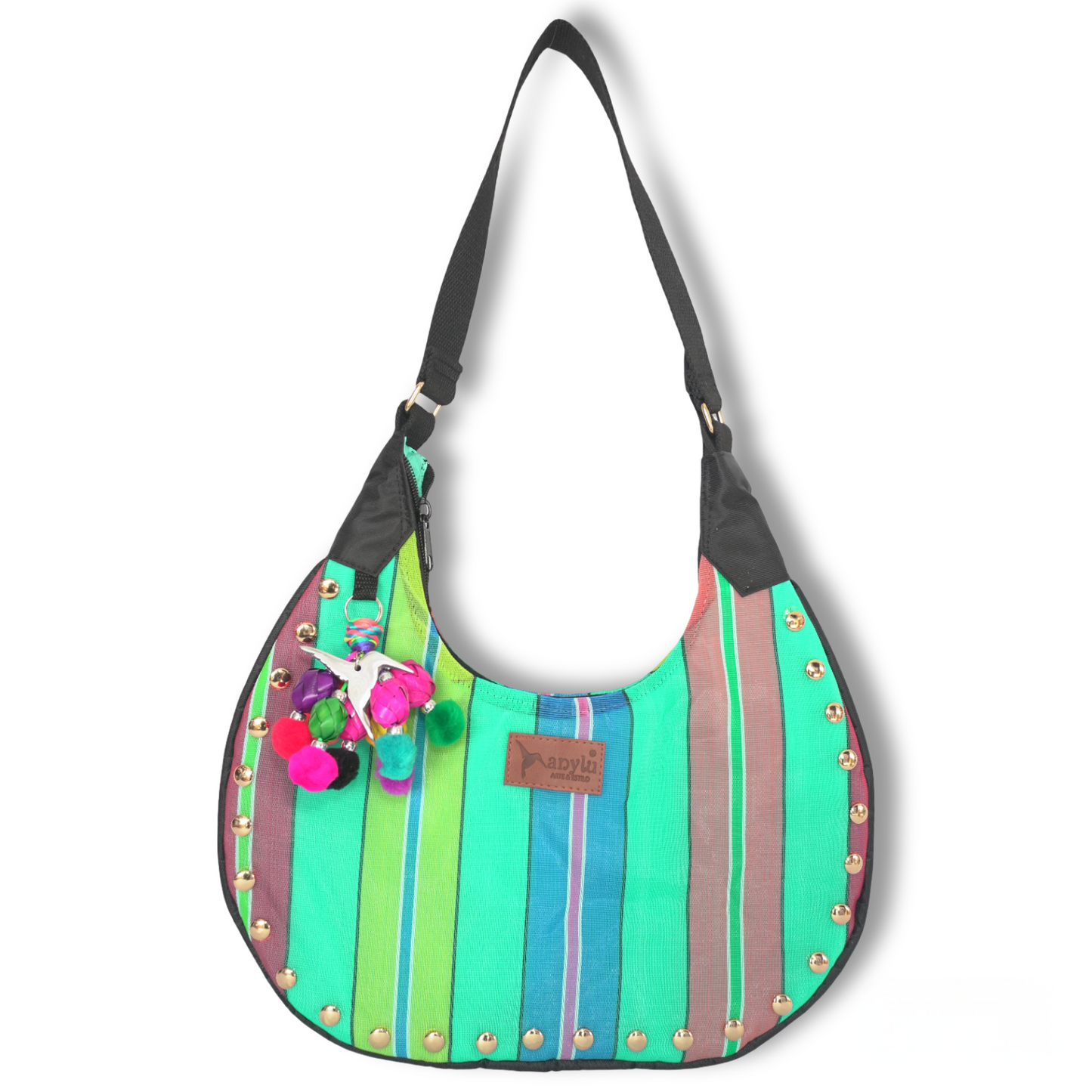 Bolsa Hobo para Mujer con Remaches | Cutzi - Anylu